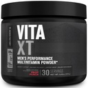 Fábrica de Jacked Vita XT Performance Vitamin Powder - Daily Multivitamin Powder para hombres con KSM-66 Ashwagandha, fibra prebiótica, vitamina A, C, D, K, B6, B12, &amp; Más - Fruit Punch, 30Sv