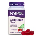 Natrol Melatonin Gummies, Sleep Support for Adults, Melatonin 10 mg, 140 Strawberry-Flavored, Hasta 70 Días