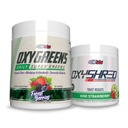 EHP Labs OxyShred + OxyGreens Bundle - Thermogenic Pre Workout Powder &amp; Shredding Suplemento, Clínicamente Probada Preworkout Powder - Daily Super Greens Powder, Spirulina Powder, Greens Superfood Powder