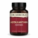 Dr. Mercola Organic Astaxanthin - 4 mg Astaxanthin - Powerful Antioxidant Support - Organic Microalgae Extract - Non-GMO, Gluten-Free &amp; Soy-Free - 30 cápsulas (30 servidos)