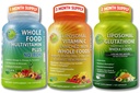 Immune & Daily Wellness Support Bundle for Women &amp; Men – Liposomal Vitamina C 1500mg + Vegan Whole Food Multivitamin No Iron + Liposomal Glutathione 500mg – Vegan, Non-GMO, Clean Daily Wellness Support