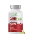 CoQ10 400mg Vegan, Ultra CoQ10 - Ultra alta absorción Coenzima Q10 Suplementos - Suplemento Antioxidante para la salud vascular y cardiaca, fertilidad y producción energética - 60 Conteo