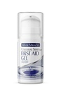Milagros de plata - Colloidal Silver First Aid Gel - Airless Bottle - Nano Silver Gel Wound Care - Intento de curación para quemaduras, Sunburns &amp; Irritated Skin - Unscented -3.38 OZ - 25 PPM