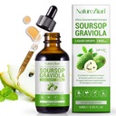 Soursop Graviola Liquid Drops - Soursop Bitters Liquid - Soursop Leaves Extract - Natural Antioxidant - Cell Support &amp; Regeneración - Immune Boost - Relax - Liver and Sleep (1)