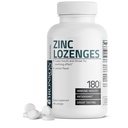 Bronson Zinc Lozenges Antioxidante &amp; Immune Support Suplemento Lemon Flavored, 180 Chewable Tablets