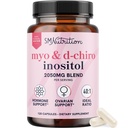Myo-Inositol & D-Chiro Inositol for Hormone Balance for Women ← Fertilidad, Salud Ovárica &amp; Ciclo Apoyar Ideal 40:1 Ratio, Myoinositol 2000mg &amp; D Chiro 50mg ← Ovarian Support Vitaminas tención 120 Ct.