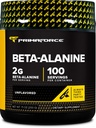 Primaforce Beta Alanine Powder, Unflavored, 200 Grams - Gluten Free, Non-GMO Suplemento para Hombres y Mujeres
