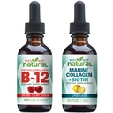 ¿Por qué no B12 gotas orgánicas naturales y Collagen marino líquido con biotina