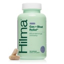 Hilma Natural Gas and Bloating Relief with Lemon Balm, Fennel & Peppermint Leaf, Doctor Formulado con Ingredientes Orgánicos, 100 cápsulas Vegan