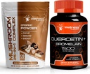 WELLNESS LABSRX Mushroom Powder 2000mg - Quercetina con Bromelain Suplemento - 1500mg