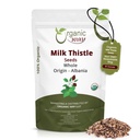 Orgánica entera de esteto de leche Semillas (Silybum marianum) - Herbal Tea peru European Wild-Harvest, Orgánico " Kosher Certified, Vegan, Non GMO " Gluten Free, USDA Certified, Origin - Albania (16 Oz)