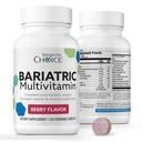 Bariatric Choice My Bariatric Chewable Multivitamin with Iron & 300mg Calcio, Berry (120ct)