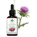 Aceite de semilla de leche Extracto 2 fl oz - CO2 Extracto de carburante líquido - Rico en Silymarin, VIT E, Zinc, Omegas, Tocopherols - Sabor dulce y agradable