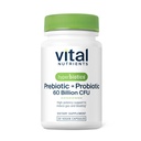 Hiperbióticos Nutrientes vitales Prebióticos y Probióticos para Mujeres y Hombres 60 Billones CFU Silencio Pre y Probióticos Apoya Salud Digestiva, Estreñimiento, Diarrea, Gas &amp; Bloating* TEN 30 cápsulas Vegan