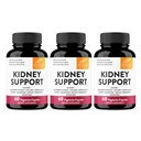 Sandhu's Kidney Cleanse Detox &amp; Repair Support Suplemento para Hombres y Mujeres que viven con Cranberry Extract Silencio ayuda a apoyar Kidney & Urinary Tract Health ← 60 Vegetarian Capsules (Pack of 3)