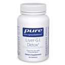 Pure Encapsulations Liver-G.I. Detox - Liver Cleanser & GI Detox* - with Alpha Lipoic Acid " Curcumin Extract - Gluten Free " Non-GMO - 60 Capsules
