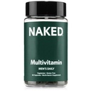 Multi de hombres desnudos – Multivitamínico diario para hombres – A, C, E, Selenium, Zinc, Fruit y Super Green Extractos y Más para Boost Immune Support – Vitaminas diarias libres de gluten y vegetarianas – 60 cápsulas