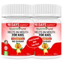 Suplementos de Hierro Chewable para Niños (Ferronyl®/Carbonyl Iron 9 mg con vitamina C 30 mg) Tablet in Tangerine Tango Orange Flavor Kids Suplemento 90 Conde (2 Botellas)