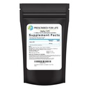 Prescrito para la vida alfa GPC Powder, L Alpha gliccerylphosphorylcholine, Choline Supplement for Cognitive Function, Non GMO, Vegan, Soy Free (113g)