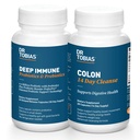 Dr. Tobias Digestive Kickstarter Bundle con Colon 14 Day Cleanse & Deep Immune Probiotics & Prebiotics