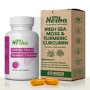 Moss " Turmeric Curcumin Supplement - Vegan Formula with Organic Irish Sea Moss " Standardized Turmeric Extract (95% Curcuminoids), Joint Support and Mobility for Adults, 60 Capsules