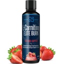 L-Carnitina Elite Burn Liquid Keto Fat Burner y Metabolism Activador - Fat Loss Support Keto Friendly Weight Pérdida Aumentar Energía - Estimulante Gratis - Strawberry Blast 3000mg (32 Servimientos)