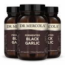 Dr. Mercola Fermented Ajo Negro, 90 Servimientos (180 cápsulas), Suplemento dietético, Apoyo Salud Inmunitaria, No GMO