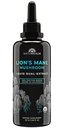 Suplemento de la Tintura Líquida de Mane de Naturealm Lion – Focus, Memory & Brain Health, Vegan, Non-GMO – Organic Fruiting Bodies, 1 Mes de Suministro