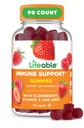 Lifeable Immune Support Gummies for Adult ← Elderberry Vitamin C and Zinc ← Gran Tasting Elderberry Immune Support Suplemento Gummies ANTE Immunity Gummies for Adults, Hombres, Women  durable 90 Gummies
