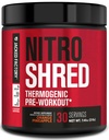Fábrica de Jacked NITROSURGE Shred Pre Workout Suplemento - Energy Booster, Instant Strength Gains, Sharp Focus, Powerful Pumps - Nitric Oxide Booster &amp; PreWorkout Powder - 30Sv, Orange Pineapple