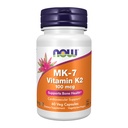 AHORA Suplementos de alimentos, MK-7 Vitamina K-2 100 mcg, soporte cardiovascular*, soporta la salud ósea*, 60 cápsulas de verduras