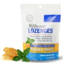 Silver Biotics Colloidal SIlver Lozenges ← 60 PPM Ag4O4 SilverSol  Immune Support + Throat Soothing Lozenges ← Manuka Honey ← 21 Count
