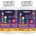 NuBest Bundle Tall 10+ 60 Capsules Tall Kids 90 Chewable Tablets ← Crecimiento de altura Apoyo para niños y adolescentes  durable Calcium, Vitaminas D3 K2, Collagen & Herbal Blend