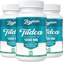 TUDCA Suplemento 1200mg - 180 cápsulas vegetales,Powerful TUDCA Bile Salts Suplementos para el hígado,Digestión