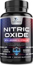 Nitric Oxide Booster Extra Strength 3000mg - 3X Strength L-Arginine & Citrulline, Best Nitric Oxide Suplementos para Hombres, Supports Muscle, Heart Health, Energy Supplement, Bottled in USA, 240 cápsulas