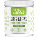 Super Greens Powder Organic Blend: Non-GMO Supplement, Incluye Spirulina, Alfalfa, Spinach, Probiotics, Fiber and Digestive Enzymes, Sin Sweeteners artificiales, 30 Servings