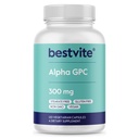 BestVITE Alpha GPC Choline 600mg Por Serving (120 Veggie Capsules) - No Stearates - Vegan - No GMO - Gluten Gratis