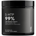 Toniiq Ultra High Strength 5HTP cápsulas - 99% + Altamente purificado y biodisponible - 12:1 Extracto concentrado - 200mg - 90 cápsulas vegetales