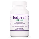 Optimox Iodoral 50 mg Suplemento - Potassium Iodide Tablets, Thyroid Support, Daily Vitamins and Minerals, Lugol's Iodine Solution - 30 Count.