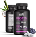 Premium Biotina 5,000 mcg Complejo de belleza con Collagen, Keratin, Ácido Hialurónico, Vitamina A, D3, B-Complex, Calcuim &amp; Aceite de coco. Crecimiento del cabello, uñas, piel. 60 Softgels