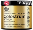Suplemento de Colostrum Premium IgG más alto para Gut Health, Immune Support &amp; Recovery Superfood, Anti-Age - Pure Grass-Fed Colostrum Powder - La primera leche de la madre, 60 serviendo, Desflavorado