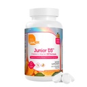 Zahler Junior D3 Vitaminas 1000 UI - para niños - Vitamina D para niños para apoyar el hueso, dientes &amp; salud inmunitaria - Kosher Orange Flavor - 120 Cuenta.
