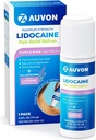 AUVON Lidocaine Roll-On with Essential Oil, No Mess Applicator, Max Strength Lidocaine,Quick Absorbing to Numb & Soothe Pain Relief for Knees, Hombros, FSA/HSA Eligible, Lavender, 2.5 OZ, 1 Pack