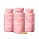 HAIRtamin MOM Vegan Prenatal ' Postnatal Multivitamin Capsules ' Hair Vitaminas, Postpartum, Breastfeeding, Hair Nails, and Skin Vitamins for Women with Biotin, Zinc, Iron (3-Pack)