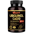 Ubiquinol CoQ10-200mg-Softgels con vitamina E &amp; Omega 3, alta absorción Coenzima Q10 Apoyo Corazón Salud &amp; Producción Energía Potente-Antioxidante, 120 Condes