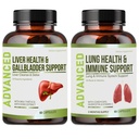 Lung Health &amp; Immune Support Supplement - Lung Cleanse and Detox With Immunity Vitamins For Better Lungs, Immune Defense, Clear Lungs & Deep Breathing including Quercetin & Cordyceps. Suministro de dos meses