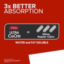 Qunol CoQ10 100mg Softgels Ultra 3X Mejor Absorción Coenzima Q10 Suplementos - Suplemento Antioxidante para la Producción de Energía Vascular y Corazón - 2 Mes Fuente - 60 Cuenta (Pack de 2)