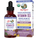La vitamina D3 gotas líquidas de MARYRUTH   Megadose 4000 UI Silencioso USDA Organic Liquid Vitamin D Spray for Adults &amp; Kids ¦ Apoyo inmunitario &amp; Bone Health ← Vegan TEN Gluten Free ← Non-GMO ← 30 Servings