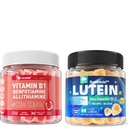 Luteina libre de azúcar 20mg 40mg + vitamina B1 Gummies