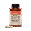 NatureWise Multi Collagen Peptides Pills for Women &amp; Men - Tipo I, II, III, V, X w/Hyaluronic Acid - Supports Skin, Hair, Joint Health* - Grass Fed, Gluten Free, Non-GMO - 90 Capsules[30 Day Supply]